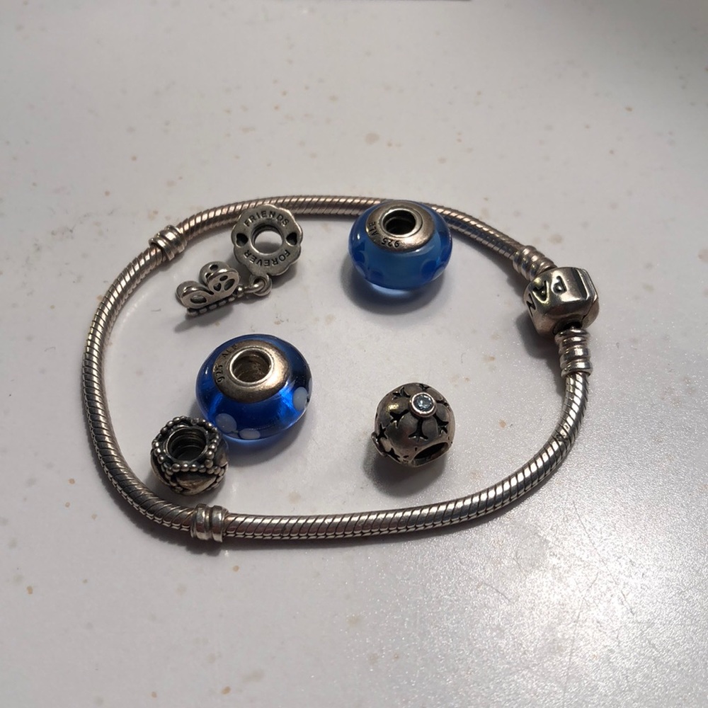 Pandora bracelet with or without charms